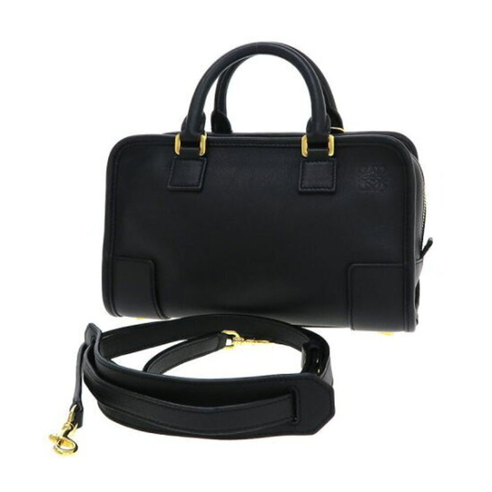 Loewe Amazona Leather Shoulder Bag Beige Tan
